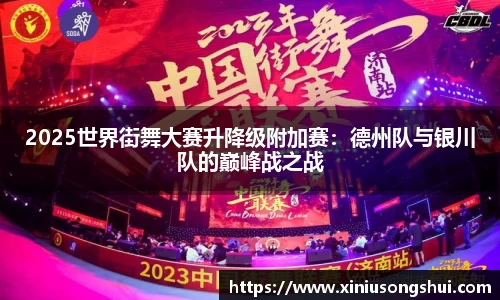 2025世界街舞大赛升降级附加赛：德州队与银川队的巅峰战之战